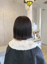 ジュエ ヘアー デザイン(Jue hair design) 冬感ダークラベンダーグレー/カットカラー/知立美容室/ 20代