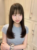 ベレーザ 渋谷(BELEZA)&nbsp;18022黒髪スモーキーブラウンワンホンレイヤーハッシュカット