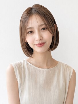 エフ アヴェダ 木の葉モール橋本(F AVEDA) 大人ボブ ミルクティーベージュ