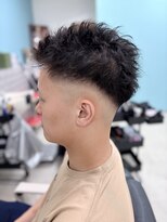 サムズヘア(Sam's hair) メンズカットミドルスキンフェードスパイキーショート