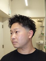 メリケンバーバーショップ トーキョー(MERICAN BARBERSHOP TYO)&nbsp;メンズカットテーパーフェードスパイキーショート