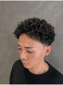 熊本市メンズ｜無造作にキマるスパイキーパーマ