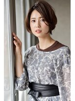 ナナナ パレナ 大津膳所店(nanana parena) 大人レディなショートボブ