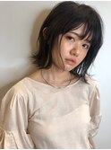 ニュアンスレイヤーボブ【オーガニックダークアッシュカラー】