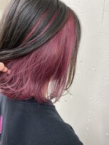 ノラ シンディ(NORA CYNDY)&nbsp;レッドバイオレットインナーカラー☆