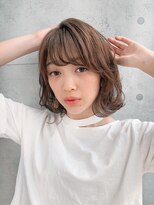 ガーデントウキョウ(GARDEN Tokyo) 【GARDEN 田中麻由】外ハネラフ毛先パーマことりベージュ