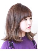 似合わせカット/シルキーベージュ/外ハネ/函館