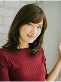 ナチュラルストレートミディ【船橋】