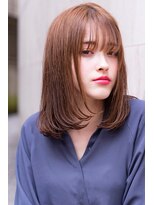メーヴェ(Mowen) mowen 南堀江 ヌーディーベージュ×愛され×アンニュイロング