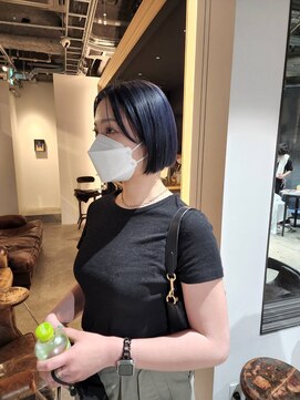 ブロック ジャポン(bloc japon) ブルーベリーカラーミニボブ