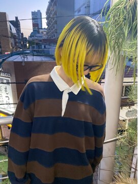 フィン(fin,) fin,/くびれヘア/似合わせカット/デザインカラー/ツートンカラー