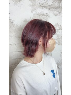 プライズ アイリス 池袋東口店(prize Iris) ピンクカラー10代20代12650円ダブルカラー