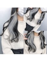 サイ アオヤマ(sai AOYAMA)&nbsp;ホワイト/韓国風/イヤリングカラー／インナーカラー