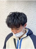 【平山 明樹】メンズ似合わせカット+クセ活かしスタイル