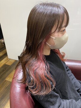 ヘアデザイン ノア(Noa) 【高彩度インナーカラー】