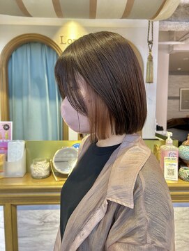 ロンドアベニール 北千住(Lond avenir) インナーベージュボブ☆ケアブリーチ/ダブルカラー[北千住]