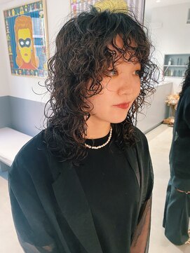 エイゾー 銀座(EIZO) ウルフパーマ/顔まわりレイヤー