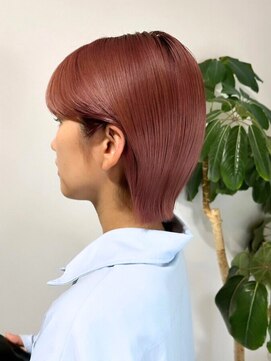 ヘアサロン セロ(Hair Salon SERO) 【セロ姫路】艶髪ショート/ピンクベージュ