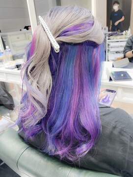 デイズ(days) ☆アッシュグレージュカラー☆インナーカラーユニコーンカラー