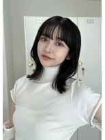 レミエ ダイカンヤマ(lemiie)&nbsp;くびれヘア★韓国★レイヤー★ミディアム