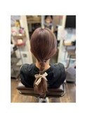 大人可愛いヘアアレンジ