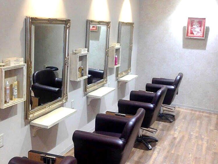 美容室木製店舗カウンター 淡いクリーム色【本日限定最終値下げ】 ZX