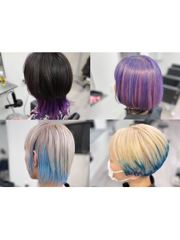 ハイトーンカラーもお任せ！透明感×艶感で理想も思いのままの仕上がりに♪"自分の色"を髪で表現できる♪