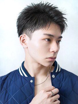 ゼロ 渋谷(XeRo) 爽やかツーブロック 【チュラルアップバングショート