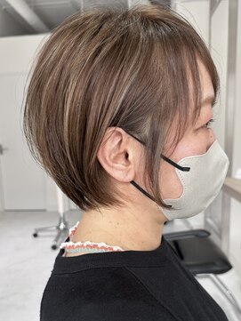 スティロ(stylo) ハイライトカラーグレージュベージュケアブリーチダブルカラー