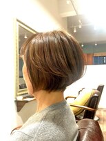ヘアー グリーン(hair green)&nbsp;30代40代50代/大人ボブ/白髪ぼかしハイライト/ショートボブ