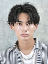 アーリー(Ali'i)&nbsp;ソフトツイストパーマ2wayアップバングツーブロックマッシュ