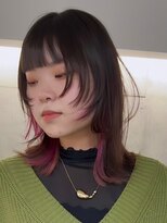 ソル オモテサンドウ 表参道 青山(SOL . OMOTESANDO)&nbsp;ミルクティーベージュダブルカラーインナーカラーハイライト