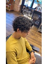 ピーキーズ 折尾店(Peaky's)&nbsp;King gnu 常田風　spiral perm