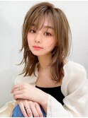 小顔/前髪/ネビージュ/ボブルフ/レイヤーカット/黒髪/結べるボブ
