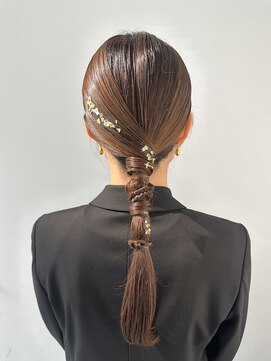 ミンクスオーバー(MINX OVER) 【ヘアセット】タイト編み下ろし