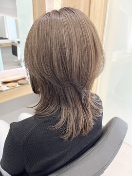 クシュ 本川越店(kusyu...) イメチェンホワイトブロンド外ハネボブ美髪ワイドバング韓国黒髪