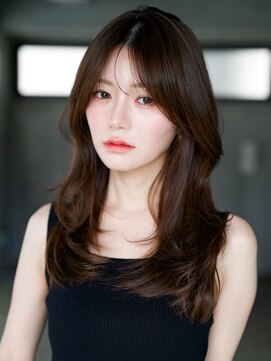 レノラ 本町(LENORA) ☆レイヤーカット毛先ワンカールくせ毛風カール薄めバングデジパ