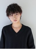 【Gallica】メンズウルフパーマ/束感スパイラル/簡単セット
