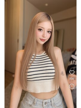 アフューズバイストゥー(Vfuse by StueW) ギャルハイトーン×エクステ/髪質改善/ブリーチ/ケアブリーチ