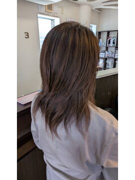 ツヤイロ 島田店 シースルーマッシュミルクティーベージュメルティ―カラー