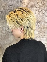 イエローコーン 金沢文庫店(YELLOW CORN)&nbsp;メンズウルフ/センターパート/韓国マッシュ/ニュアンスパーマ