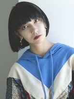 エミュ 表参道 青山(emu)&nbsp;【emu井上信洋】黒髪ボブに顔まわりマッシュレイヤー【エミュ】