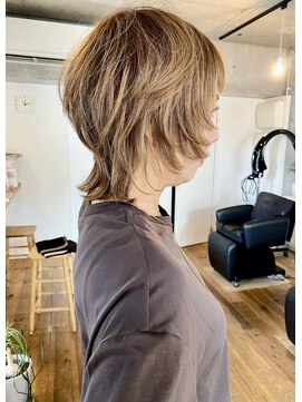 ハイジア(hygea) 30代40代50代☆細かめハイライト☆ウルフレイヤー☆くびれミディ