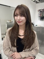 ハピネス 梅田茶屋町店(HAPPINESS) 韓国ヘア/レイヤー/髪質改善/顔周り/ブリーチなしマロンブラウン