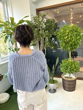 30代40代ショートパーマ