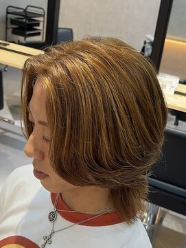 エデアンルクラ 下通(EDEAN Leclat) 熊本メンズヘア 平成ヘア ハイライト 長髪