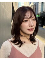 ガーデン 銀座(GARDEN)&nbsp;ミディアム/顔周りレイヤー/小顔/ココアベージュ/20代30代/銀座