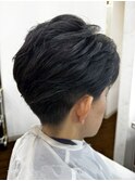 宇都宮メンズカットスパイキーショートツーブロックフェード
