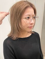 バジルプープラ(basil pupula)&nbsp;フェイスレイヤー/ハイトーンベージュ/レイヤーボブ