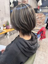 ルーナヘアー(LUNA hair) コントラストハイライト/ショート/ショートボブレイヤー20代30代